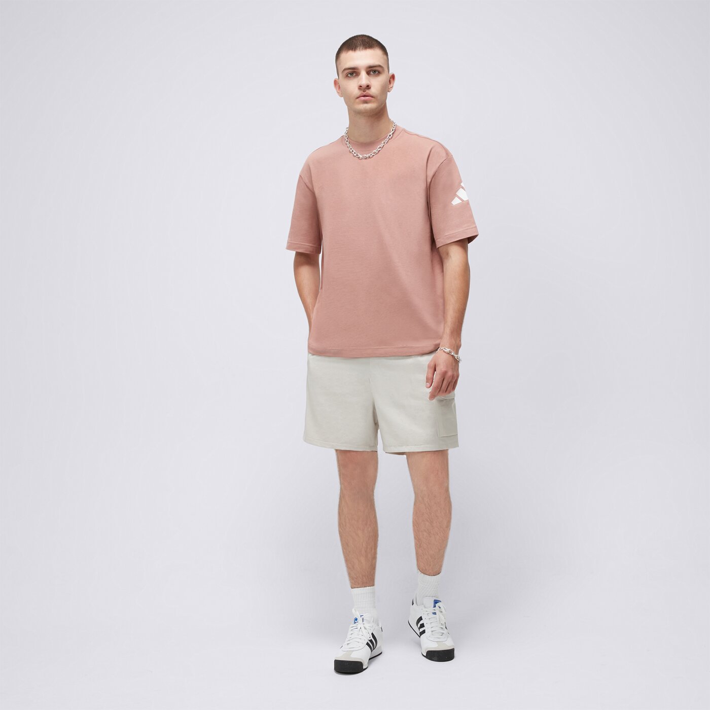 Spodenki męskie ADIDAS SZORTY M CARGO CHELSEA jd1828 kolor beżowy