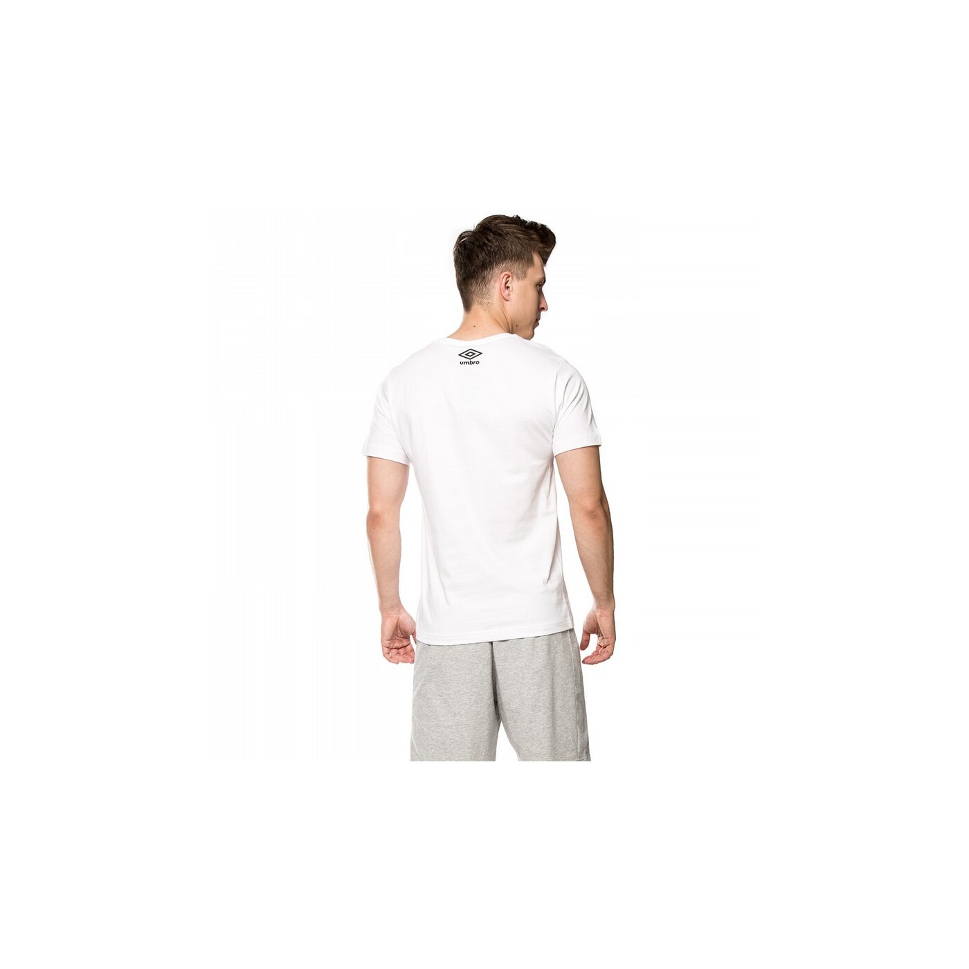 Koszulka męska UMBRO T-SHIRT MULL ul16tsmpr051 kolor biały