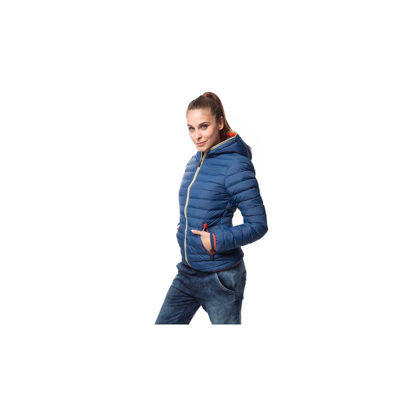 Kurtka zimowa damska UMBRO KURTKA ZIKKA ul35kud06001 kolor niebieski