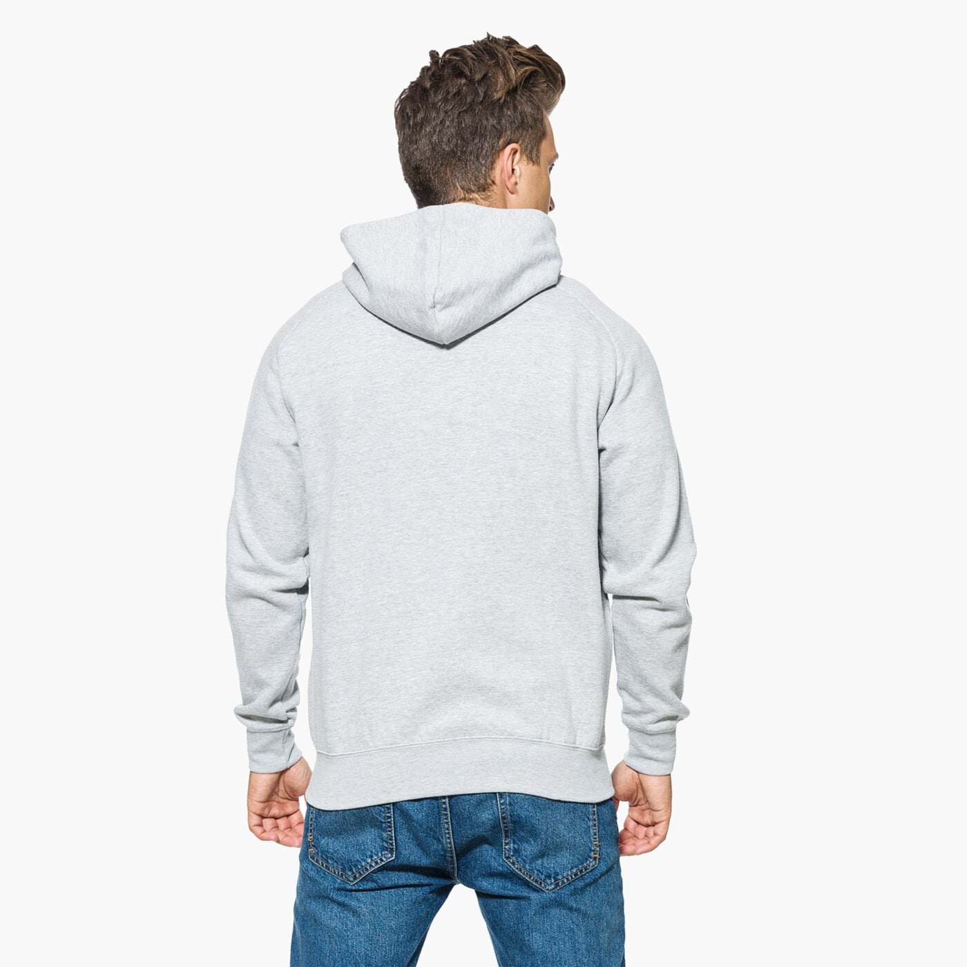 Bluza męska UMBRO BLUZA ZIP THRU FLEECE HOODY 64553ufv2 kolor szary