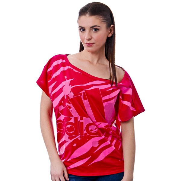 Koszulka damska ADIDAS T-SHIRT D GRAPHIC TEE w52907 kolor różowy