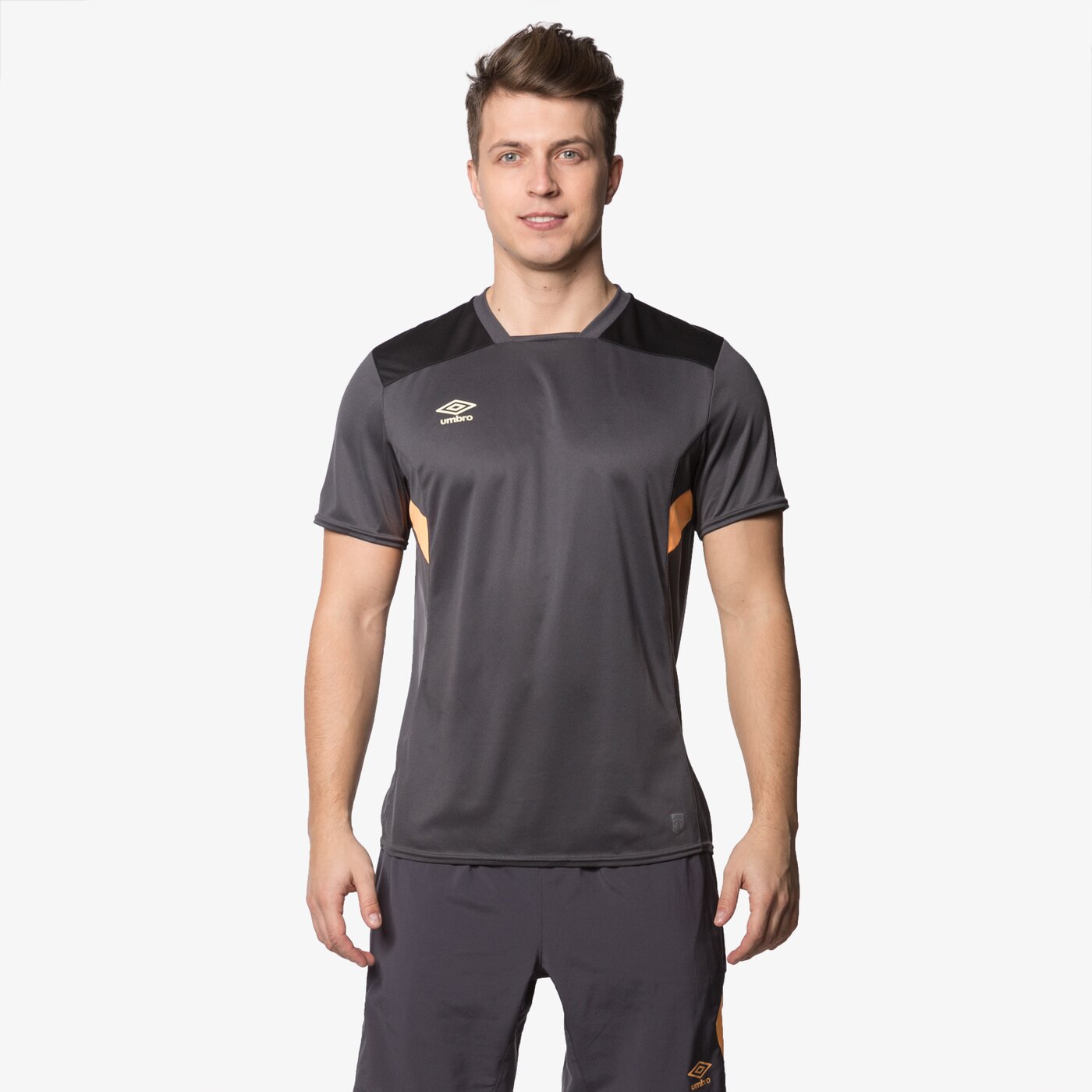 Koszulka męska UMBRO T-SHIRT PRO TRAINING 64454uemw kolor szary