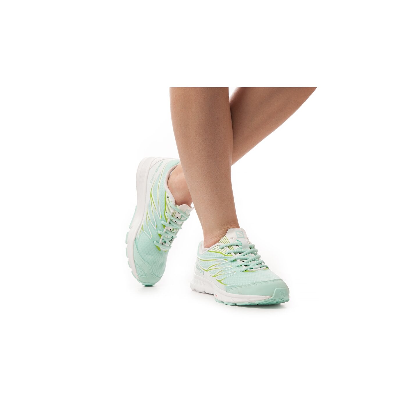Buty do biegania damskie SALOMON SENSE LINK W IGLOO l37090000 kolor zielony