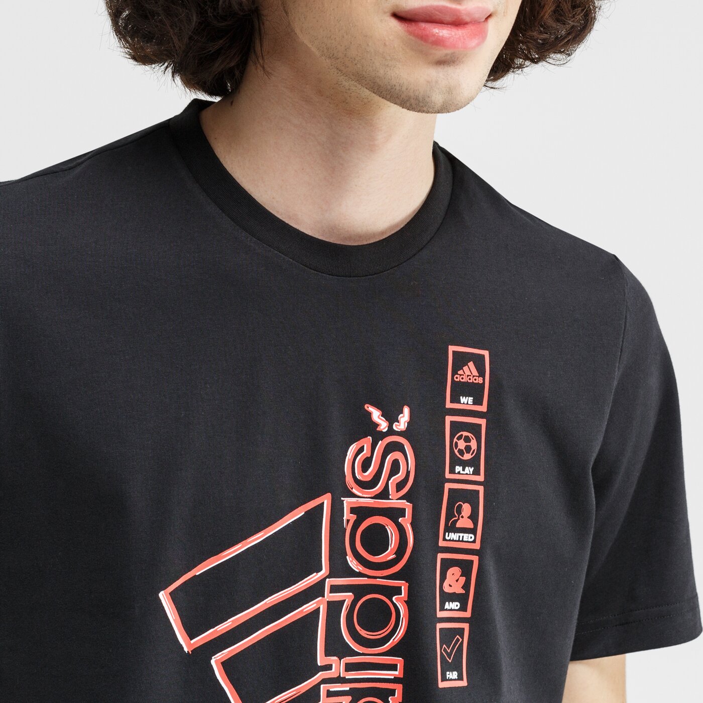 Koszulka męska ADIDAS T-SHIRT M E&U ICNS T gd5903 kolor czarny