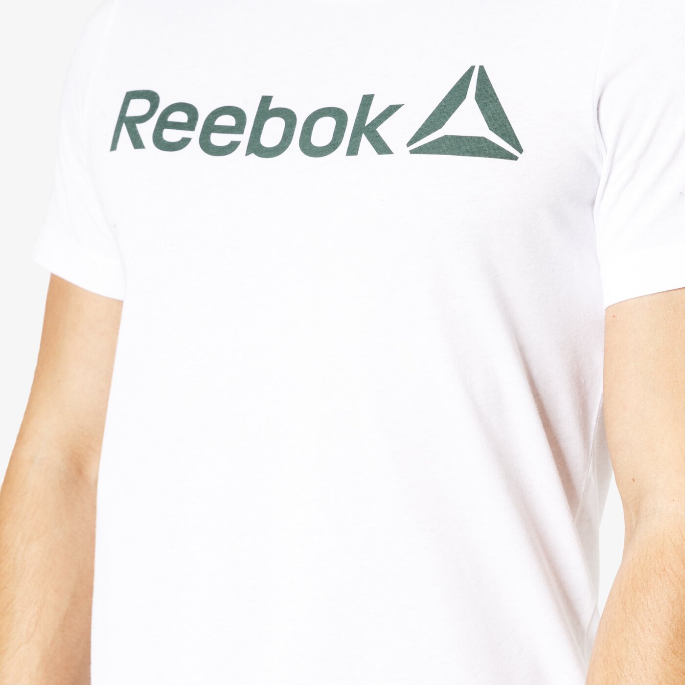 Koszulka męska REEBOK T-SHIRT SS QQR- REEBOK LINEAR READ dh3790 kolor szary