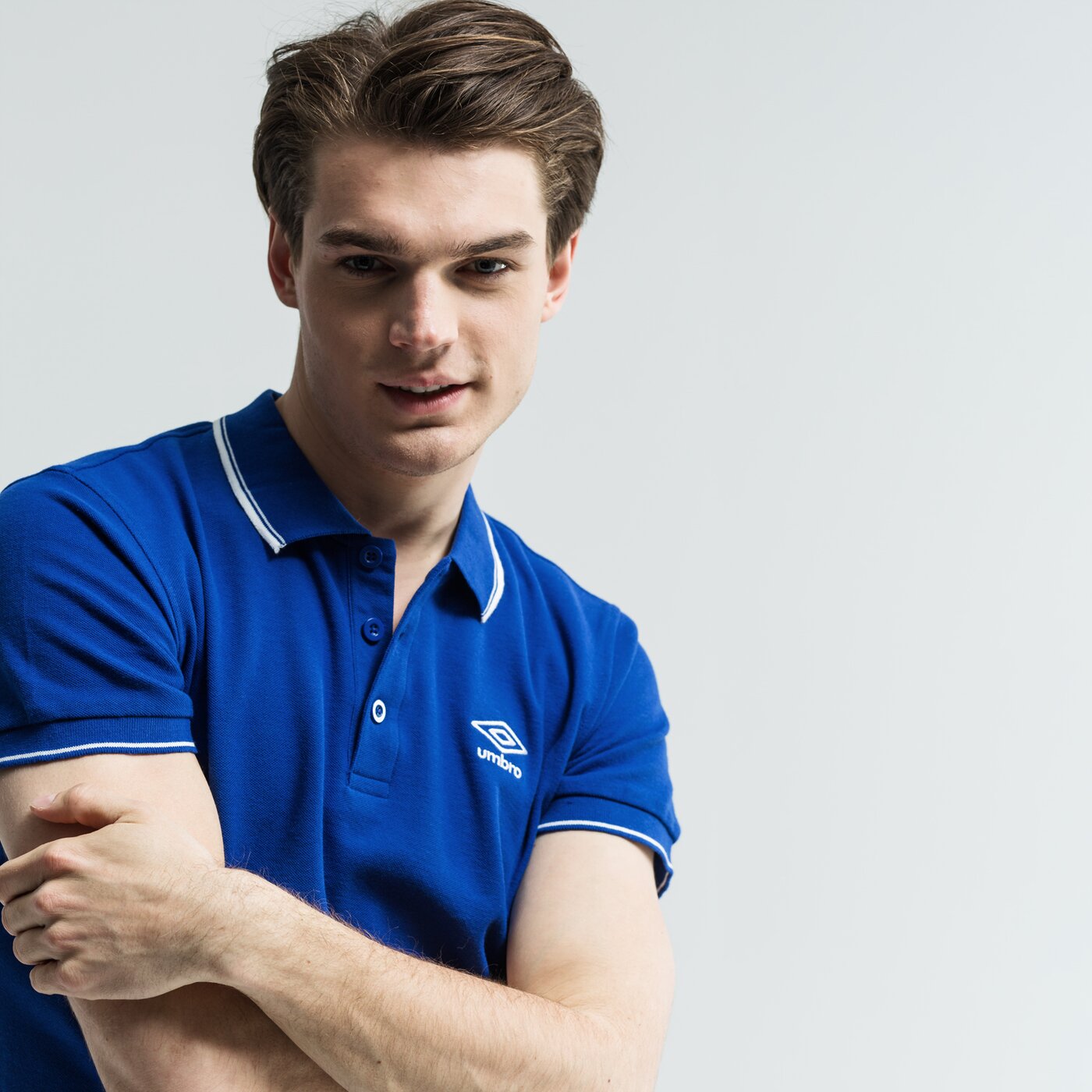 Koszulka polo męska UMBRO POLO NATLO ul19pom06005 kolor granatowy