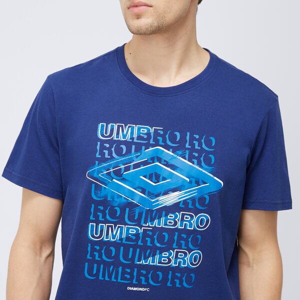 Koszulka męska UMBRO T-SHIRT KENWELL ul323tsm16001 kolor niebieski