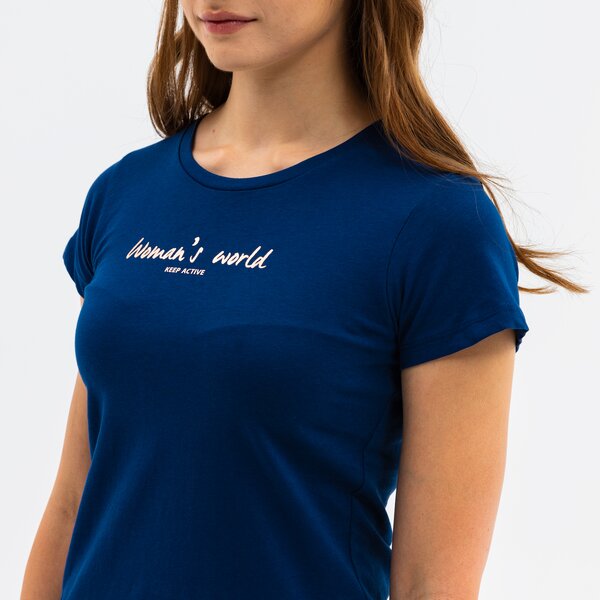Koszulka damska LOTTO T-SHIRT FREGATA lo321tsd19002 kolor granatowy