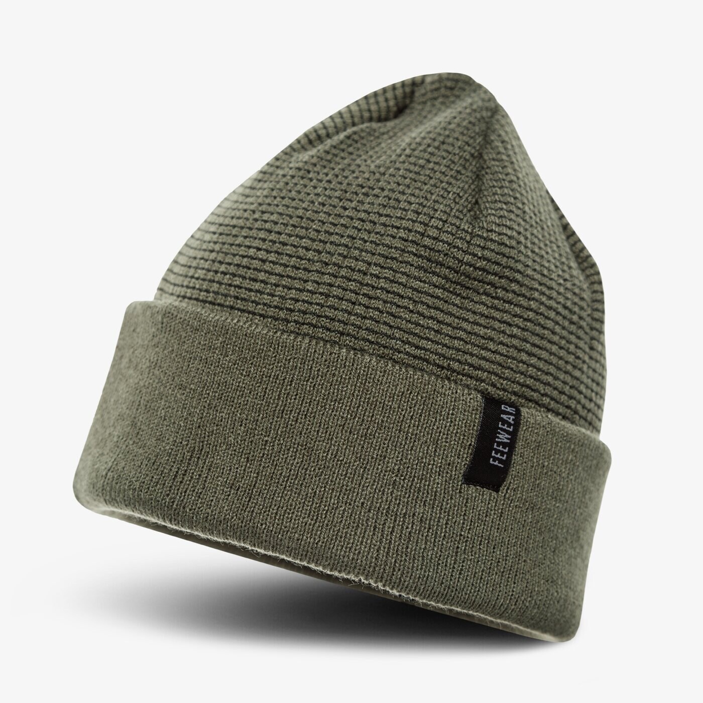 Czapka zimowa damska FEEWEAR CZAPKA MOSS fw39hat05004 kolor khaki