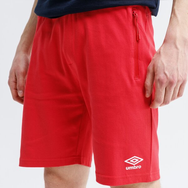 Spodenki męskie UMBRO SZORTY VISBY ul120szm17003 kolor czerwony