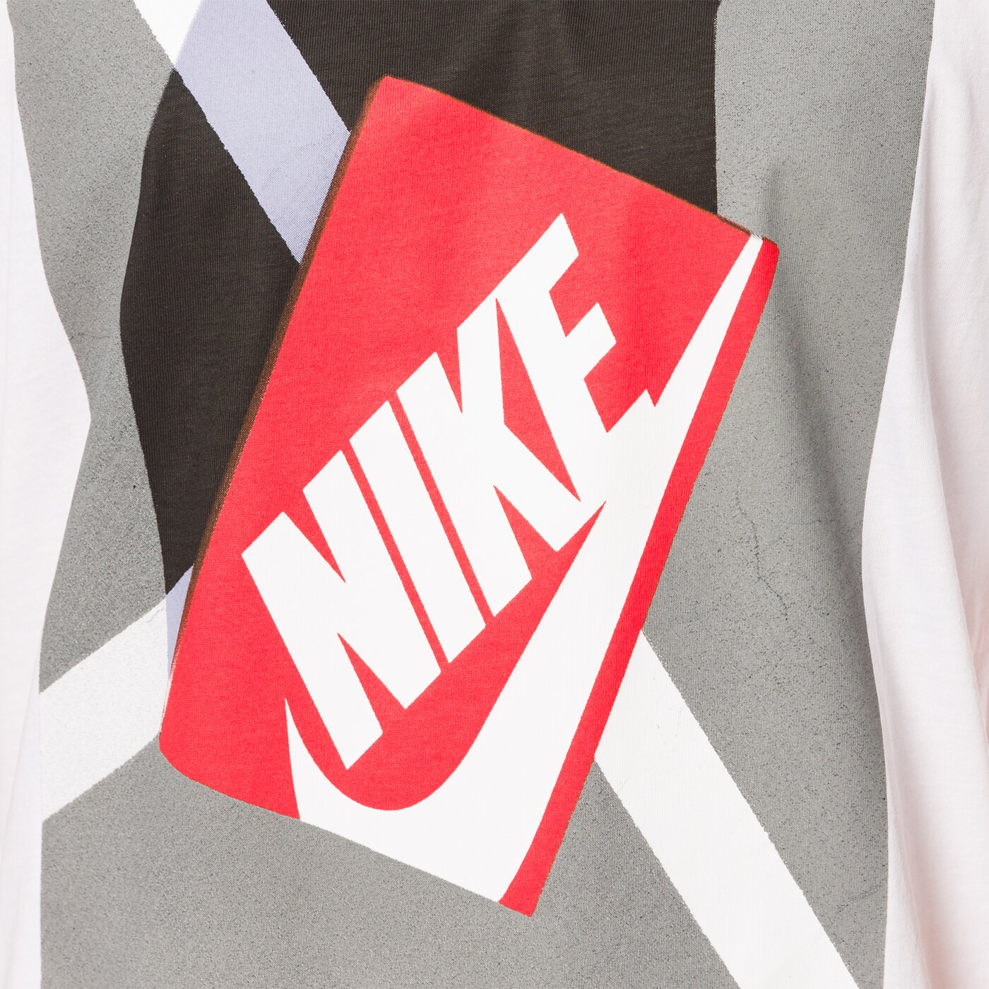 Koszulka męska NIKE T-SHIRT M SHOEBOX PHOTO 850671100 kolor biały