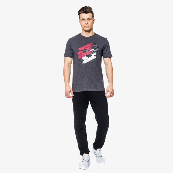 Koszulka męska LOTTO T-SHIRT SS SPORTLOGO lo18tsm12002 kolor szary
