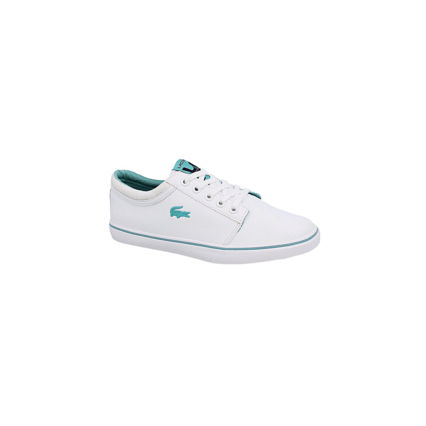 Buty sportowe damskie LACOSTE VAULTSTAR SLEEK ENS  729scw1202t2a kolor biały