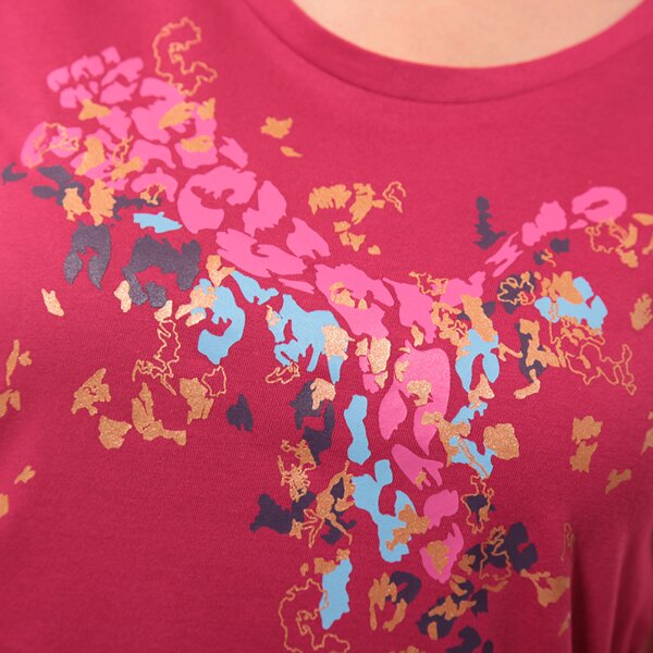 Koszulka damska PUMA T-SHIRT FUN GRAPHIC TEE 82992610 kolor różowy