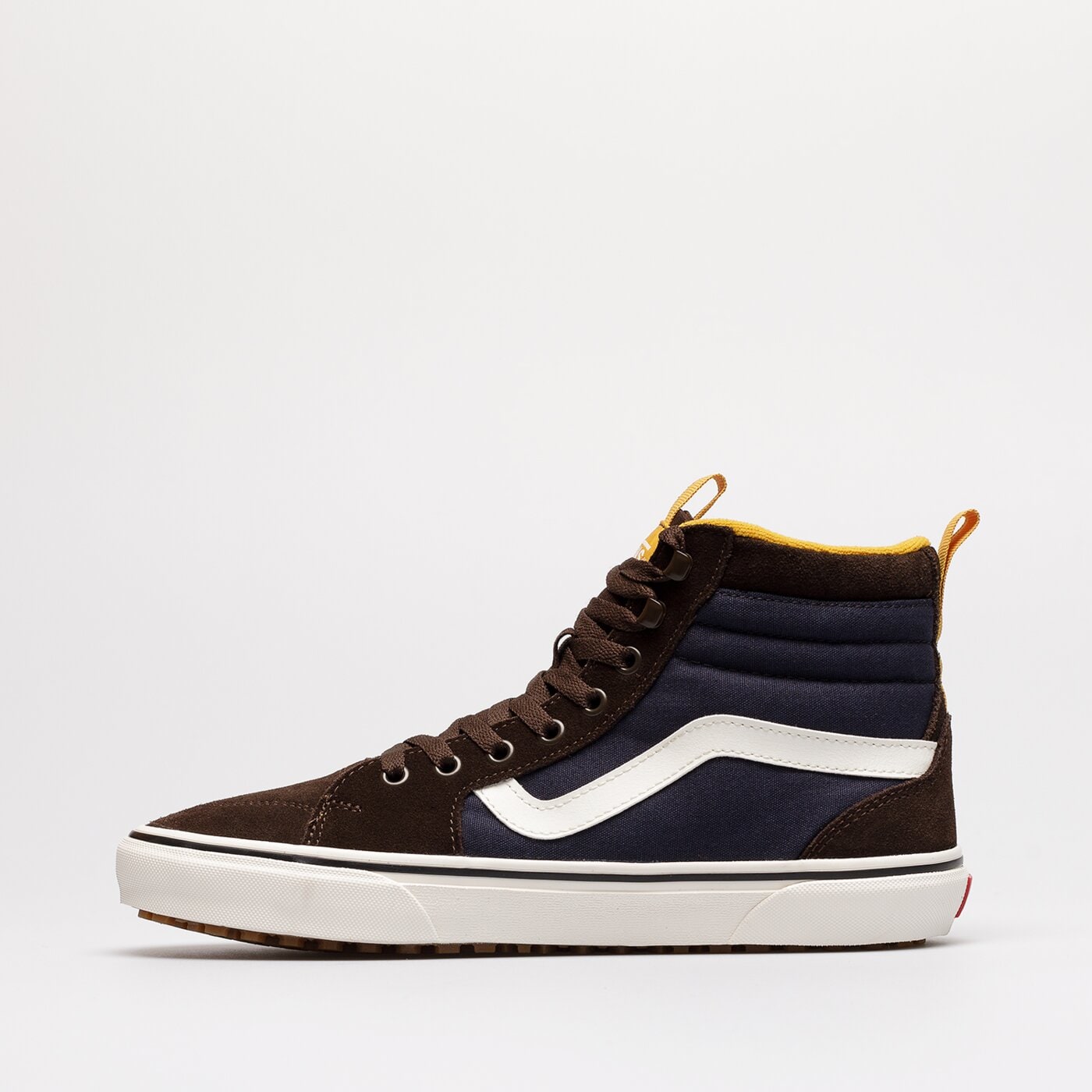 Buty sportowe męskie VANS MN FILMORE HI VANSGUARD vn0a5hzk0bp1 kolor brązowy