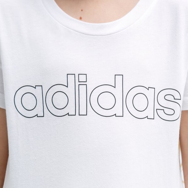 Koszulka dziecięca ADIDAS T-SHIRT SS G LIN T GIRL gn4045 kolor biały