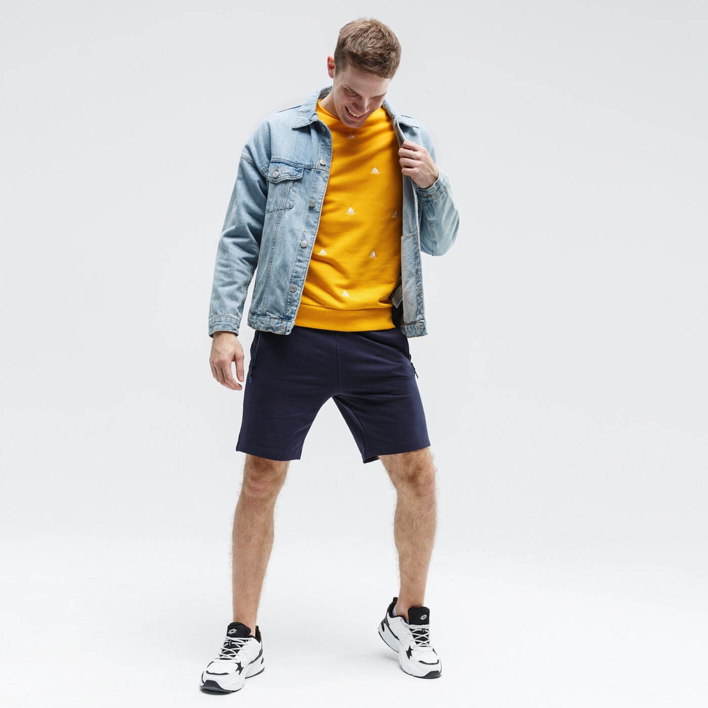 Spodenki męskie UP8 SZORTY NILL upv120szm02002 kolor granatowy