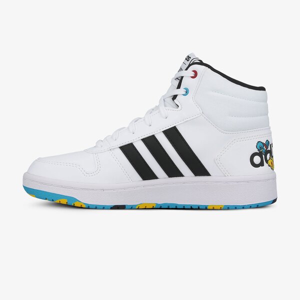 Buty dziecięce ADIDAS HOOPS MID 2.0 K eg1989 kolor biały