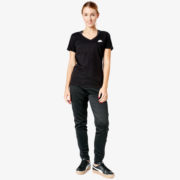 Koszulka damska NIKE T-SHIRT SS VNECK LBR 918619-010 kolor czarny