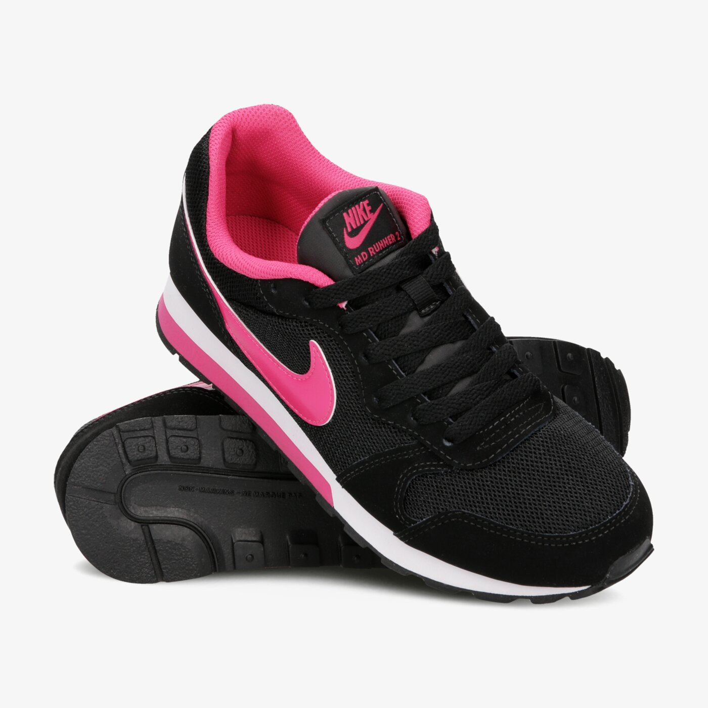 Buty dziecięce NIKE MD RUNNER 2 (GS) 807319006 kolor czarny