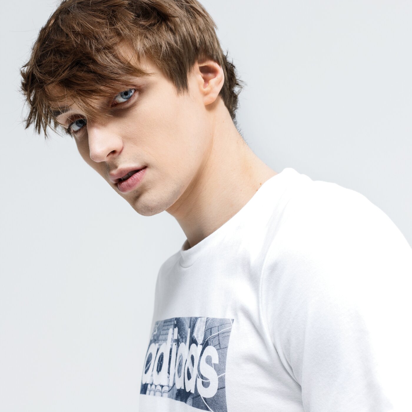 Koszulka męska ADIDAS T-SHIRT M BXD PHOTO T fm6236 kolor biały