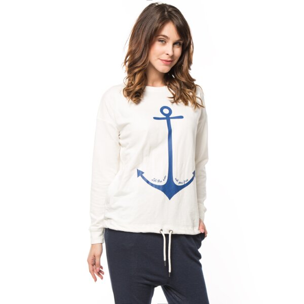Bluza damska FEEWEAR BLUZA ANCHOR fw16bld03001 kolor biały
