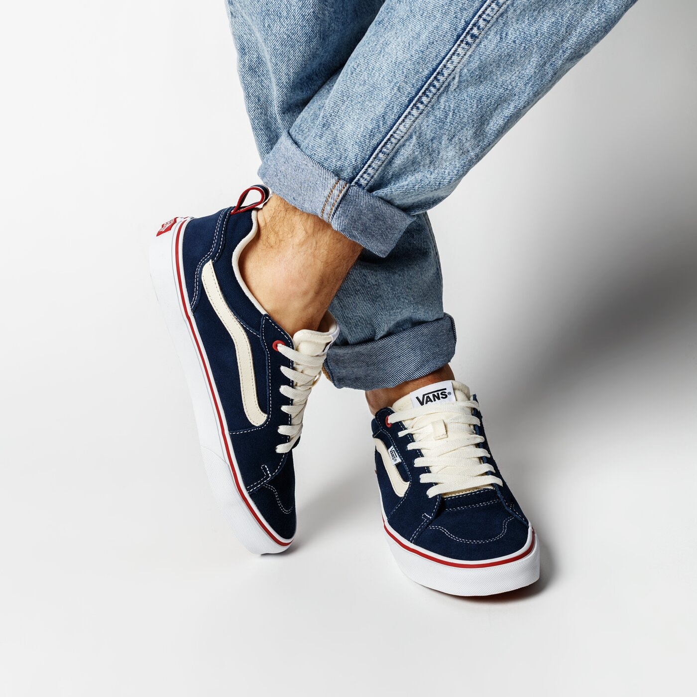 Buty sportowe męskie VANS MN FILMORE RETRO SPORT vn0a3mtj0q61 kolor granatowy