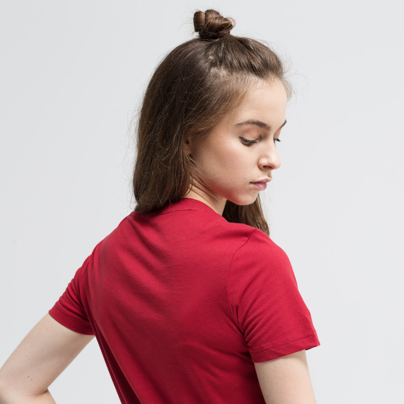 Koszulka damska ADIDAS T-SHIRT SS W E LIN SLIM T ei0697 kolor czerwony