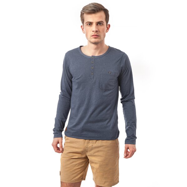 Koszulka męska O'NEILL T-SHIRT MARK L/SLV TAN 5021025085 kolor granatowy