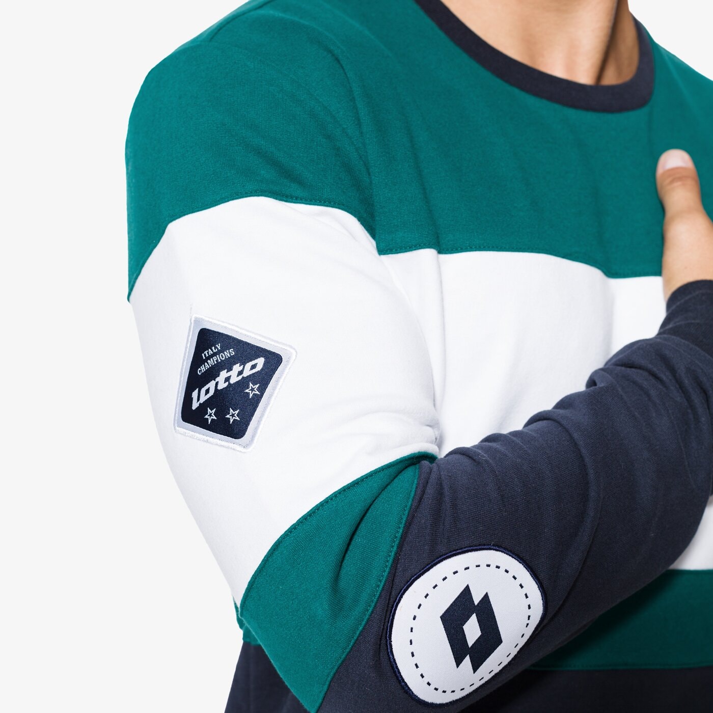 Bluza męska LOTTO BLUZA BRUSH lo37blm07001 kolor granatowy