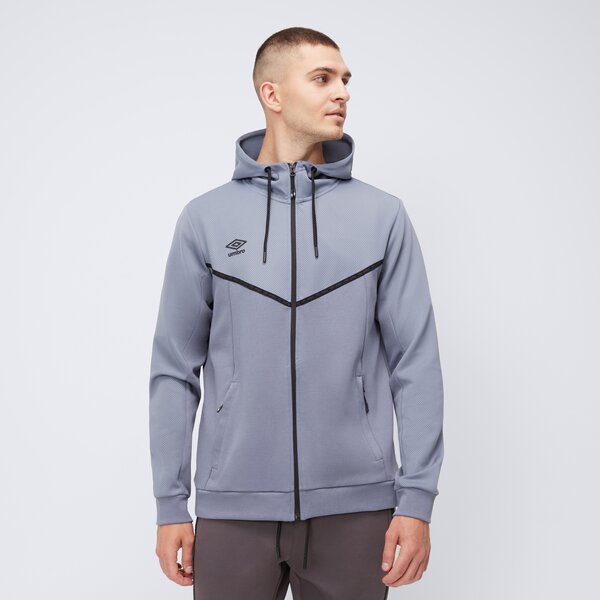 Bluza męska UMBRO BLUZA ROZPINANA Z KAPTUREM TECH FULL ZIP ul125blm01002 kolor niebieski