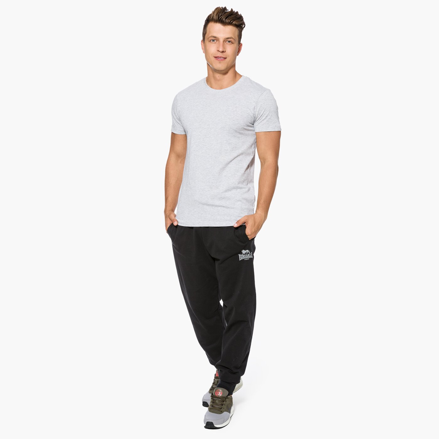 Koszulka męska UMBRO T-SHIRT SS TIGAR ul37tsm39003 kolor szary