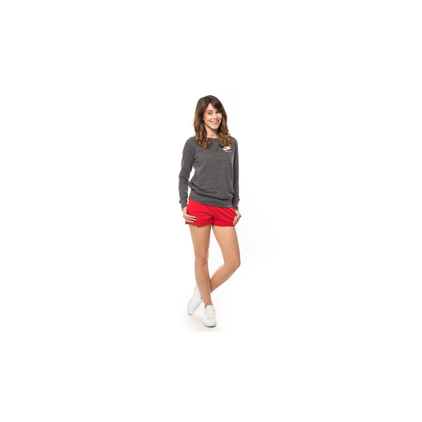 Bluza damska NIKE BLUZA GYM VINTAGE CREW 726055060 kolor szary