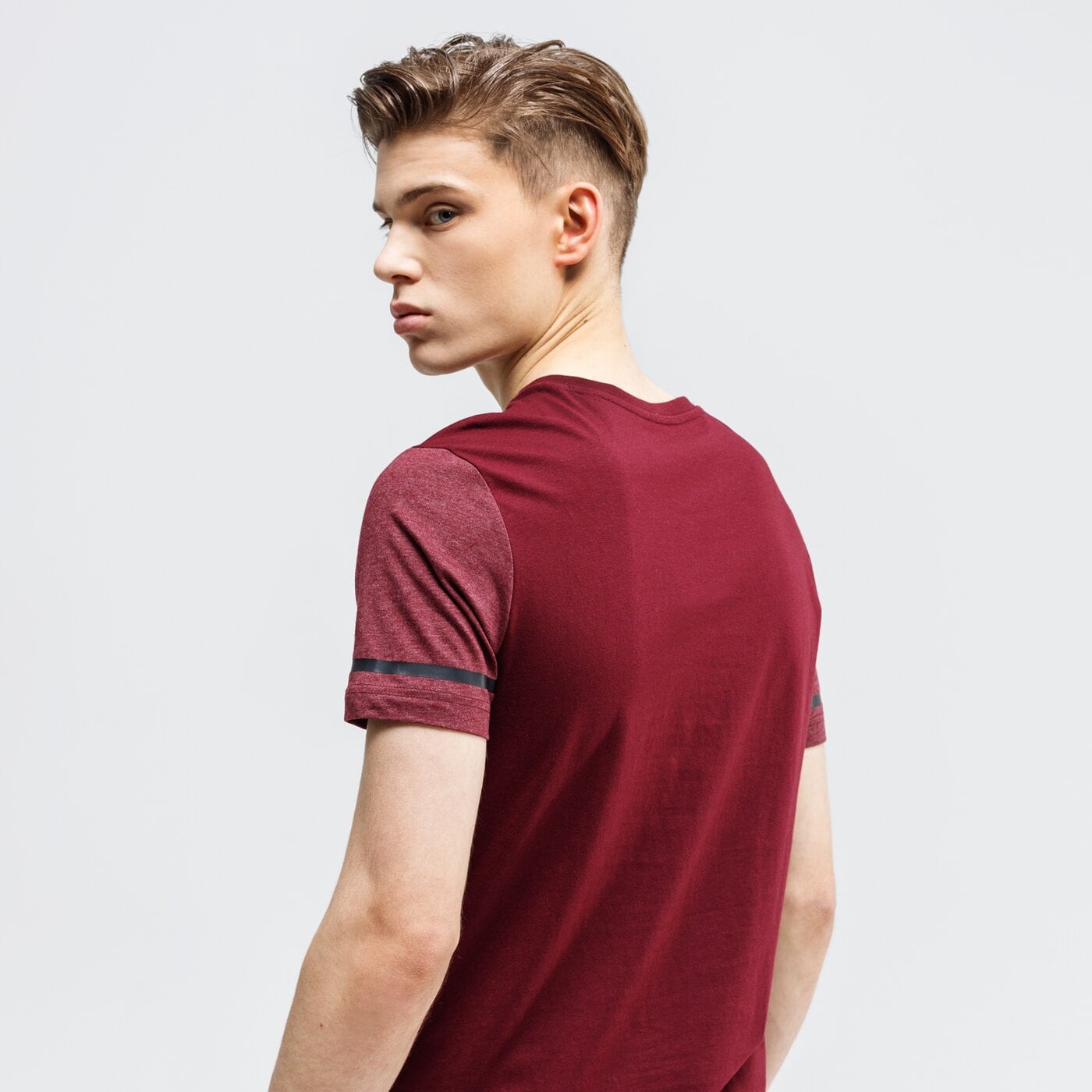 Koszulka męska LOTTO T-SHIRT DINAMICO II MEL CO 212991-03f kolor bordowy