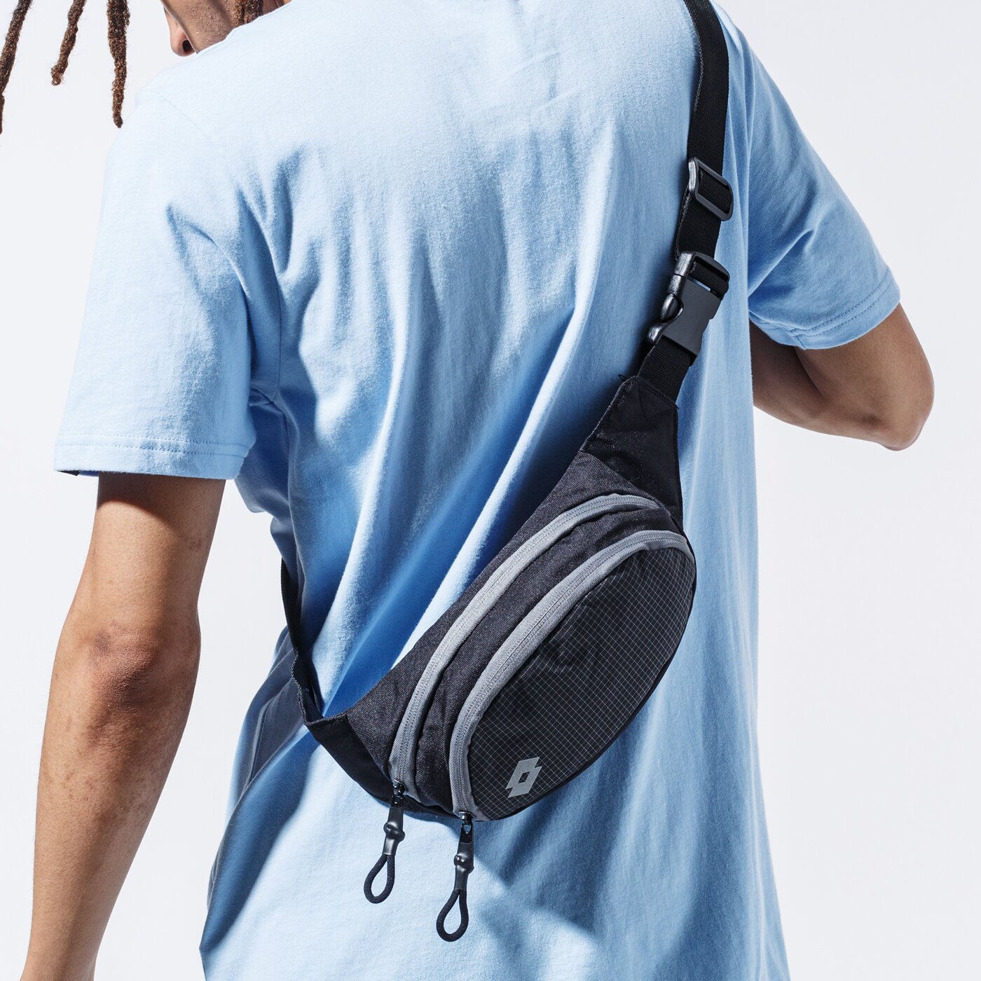 Nerka (saszetka na pas) damska sportowa LOTTO NERKA ORTIN lo120neu02002 kolor czarny