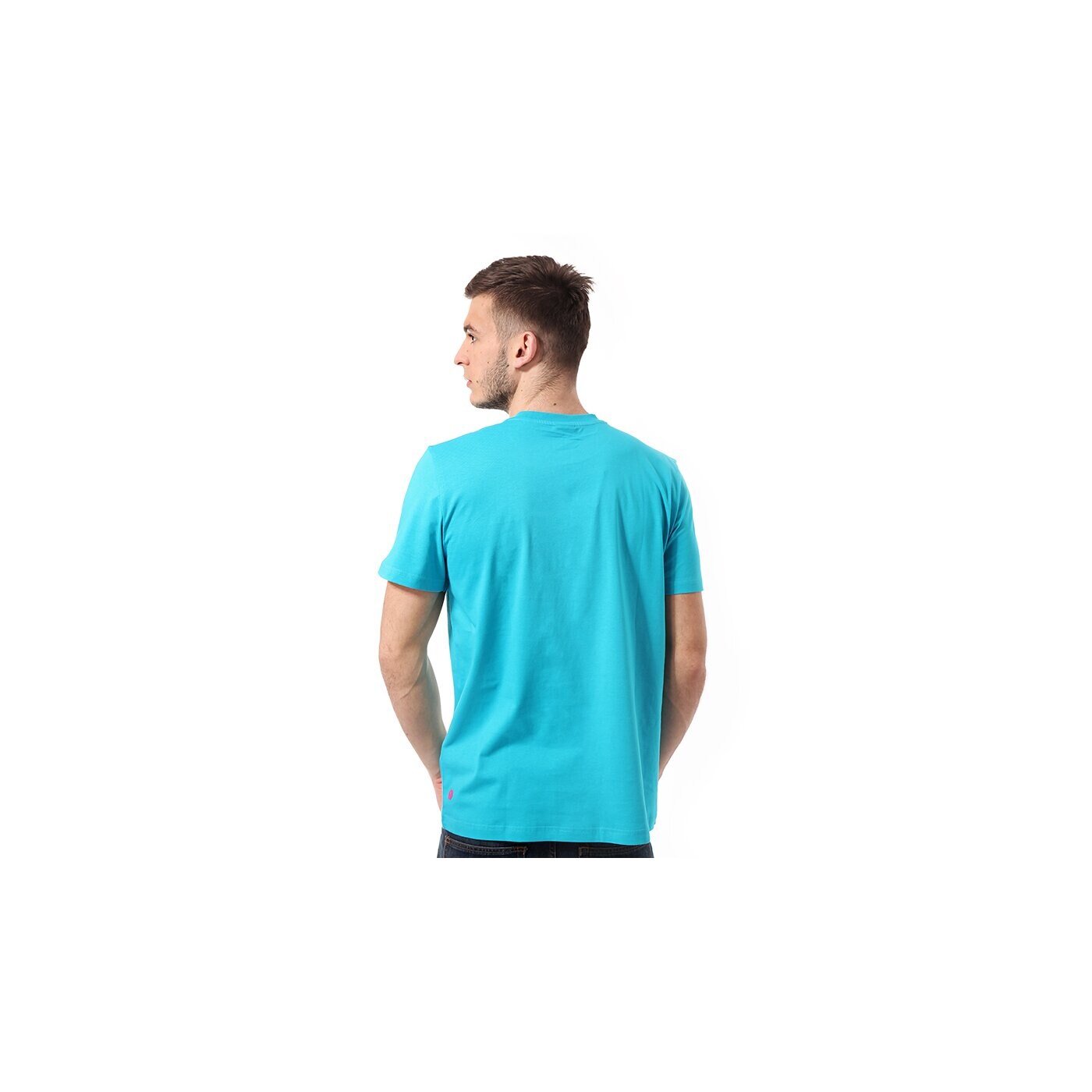 Koszulka męska PUMA T-SHIRT ESS TEE 82397807 kolor niebieski