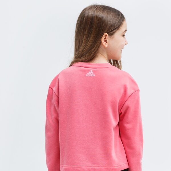 Bluza dziecięca ADIDAS BLUZA G LOGO SWT gn3957 kolor różowy