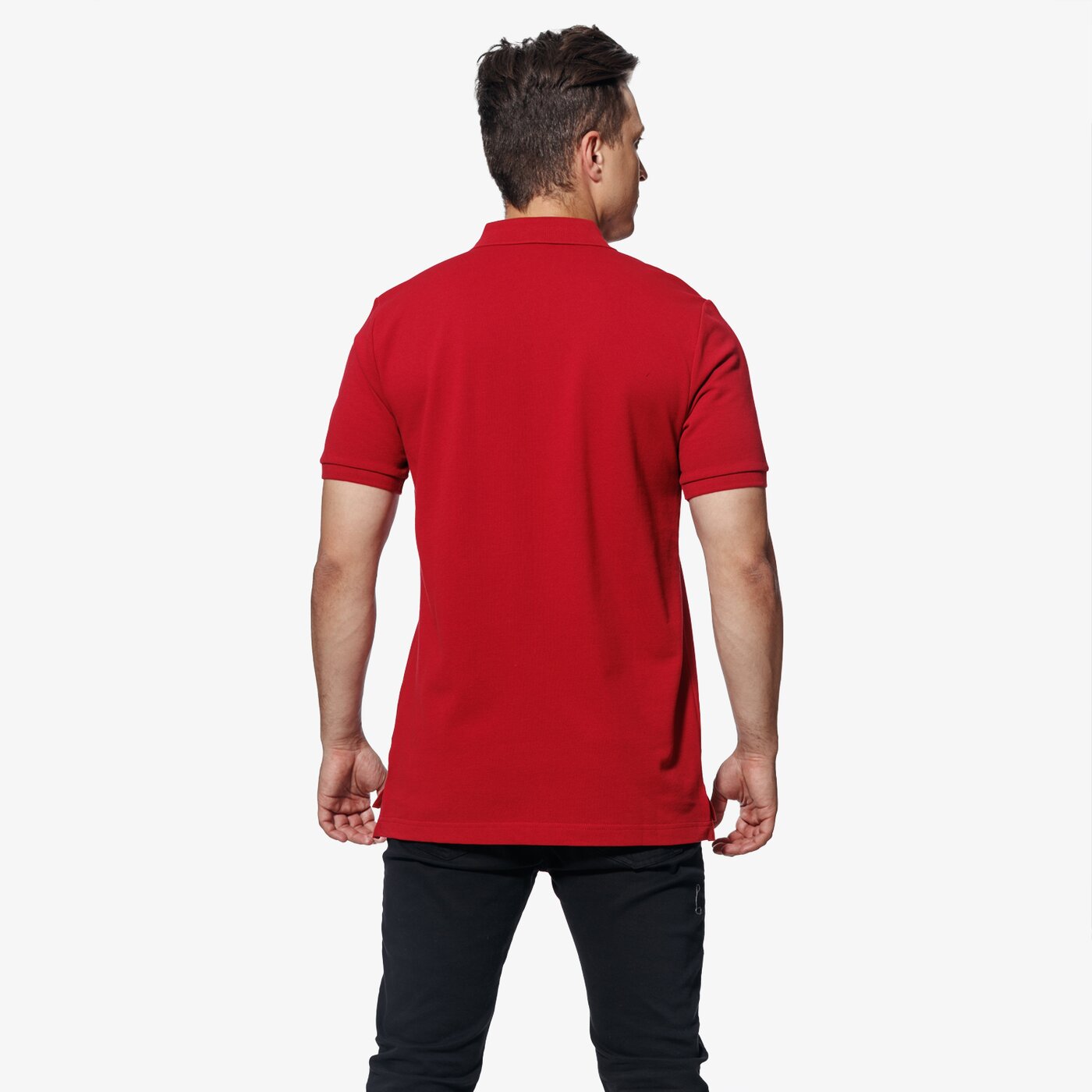 Koszulka polo męska NIKE POLO POL M NSW POLO PQ CRE 891482-608 kolor czerwony