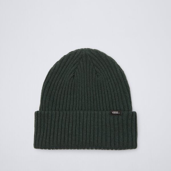 Czapka zimowa damska VANS CZAPKA ZIMOWA MN CLIPPED CUFF BEANIE-B vn0a53vw2ln1 kolor zielony