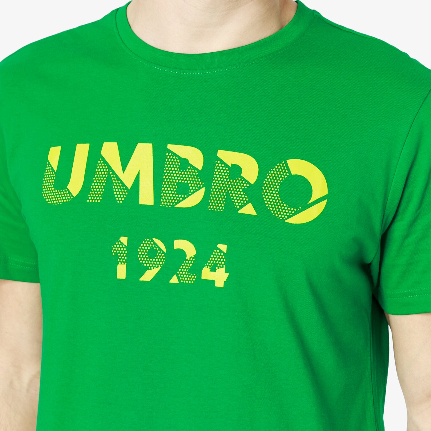 Koszulka męska UMBRO T-SHIRT SS MOKAT ul19tsm13002 kolor zielony