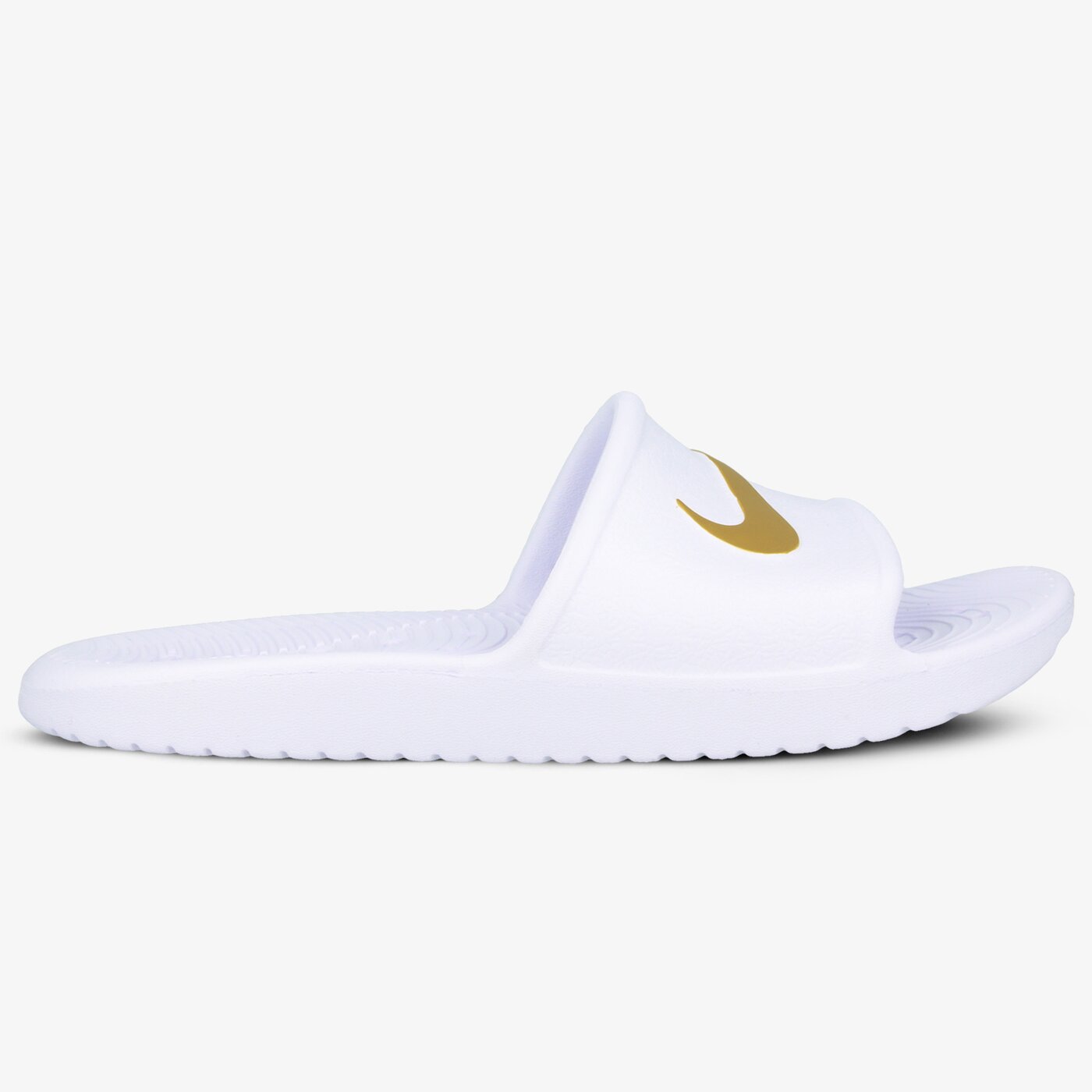 Białe klapki Nike Kawa