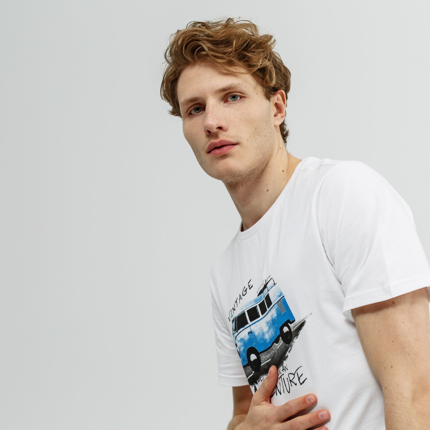 Koszulka męska FEEWEAR T-SHIRT SS RIOCALRO fw19tsm57002 kolor biały