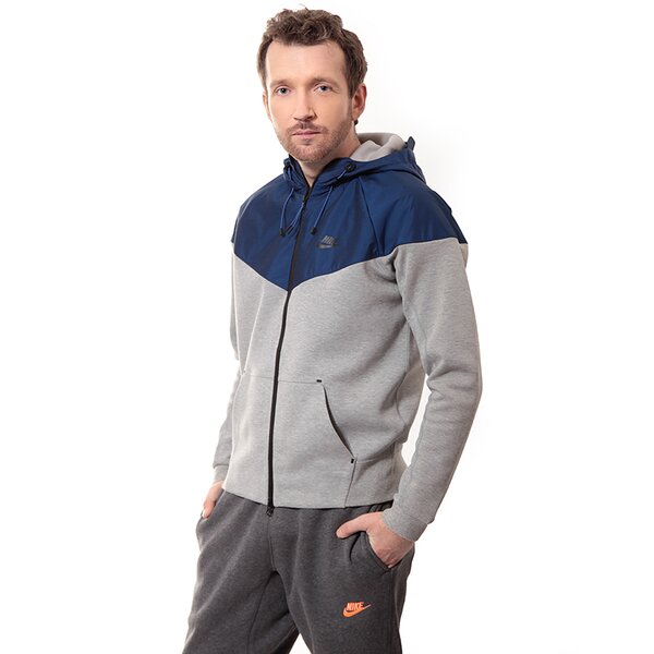 Bluza męska NIKE TECH WINDRUNNER 616757063 kolor szary