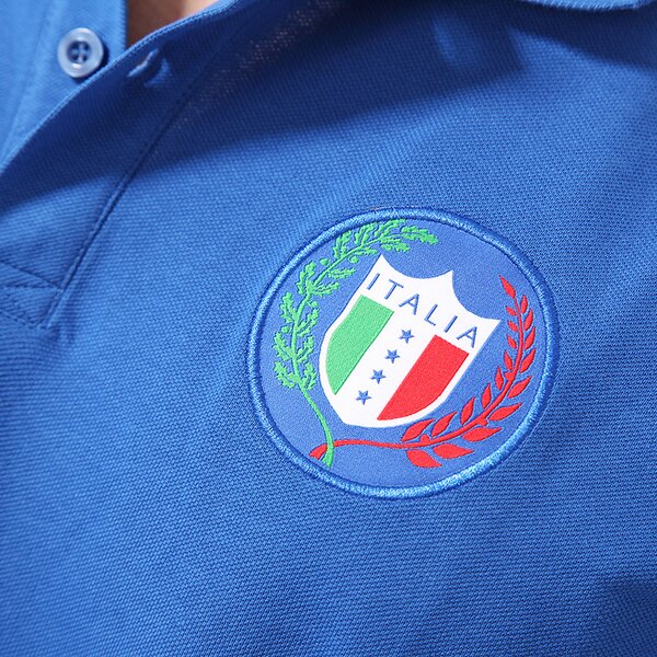 Koszulka polo męska UMBRO POLO 2014 - ITALIA POLO SHIRT 62368u030 kolor niebieski