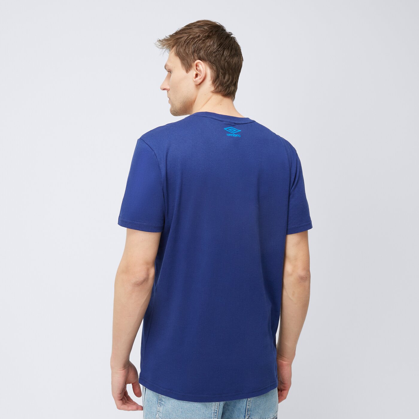 Koszulka męska UMBRO T-SHIRT KENWELL ul323tsm16001 kolor niebieski