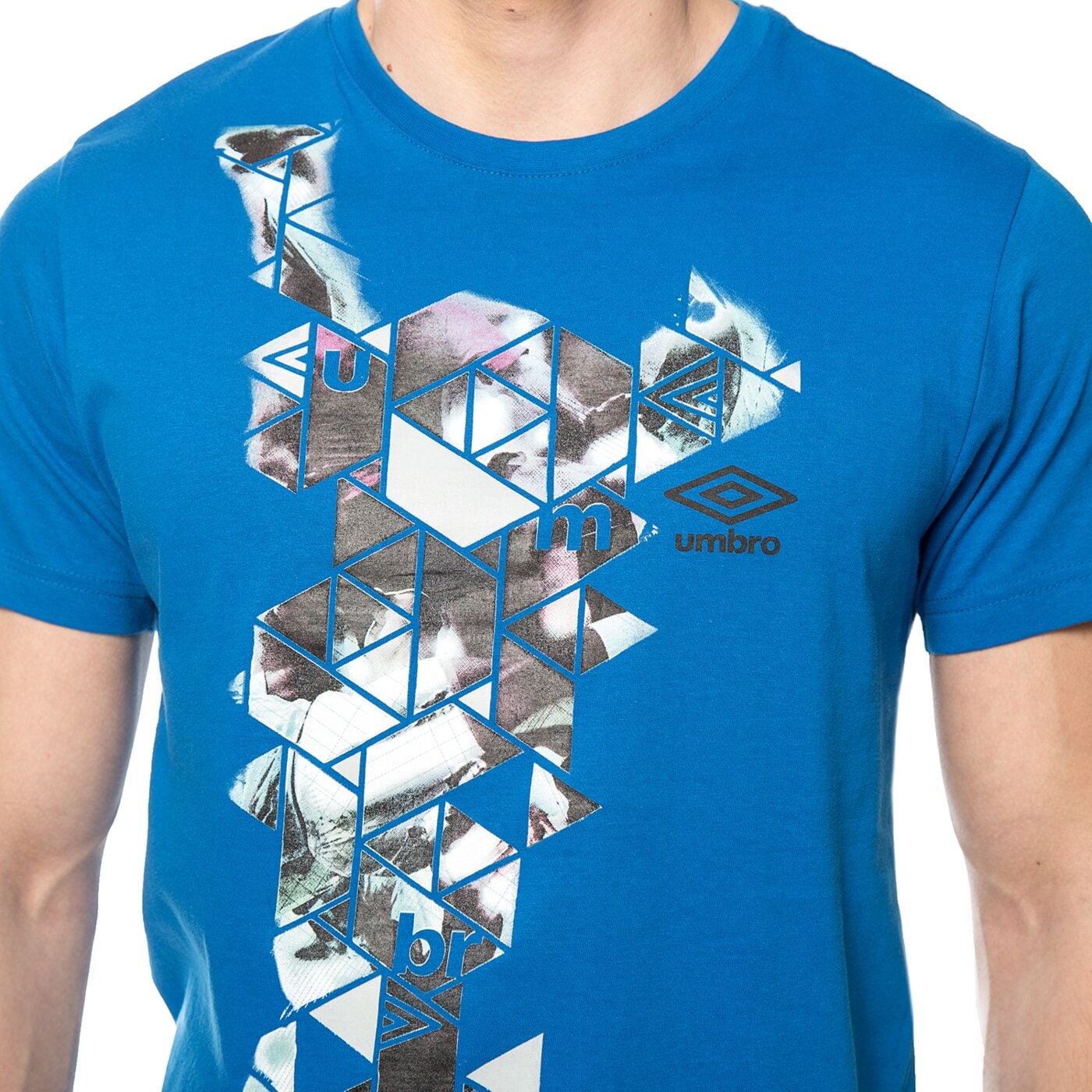 Koszulka męska UMBRO T-SHIRT JALA ul16tsmpr057 kolor niebieski