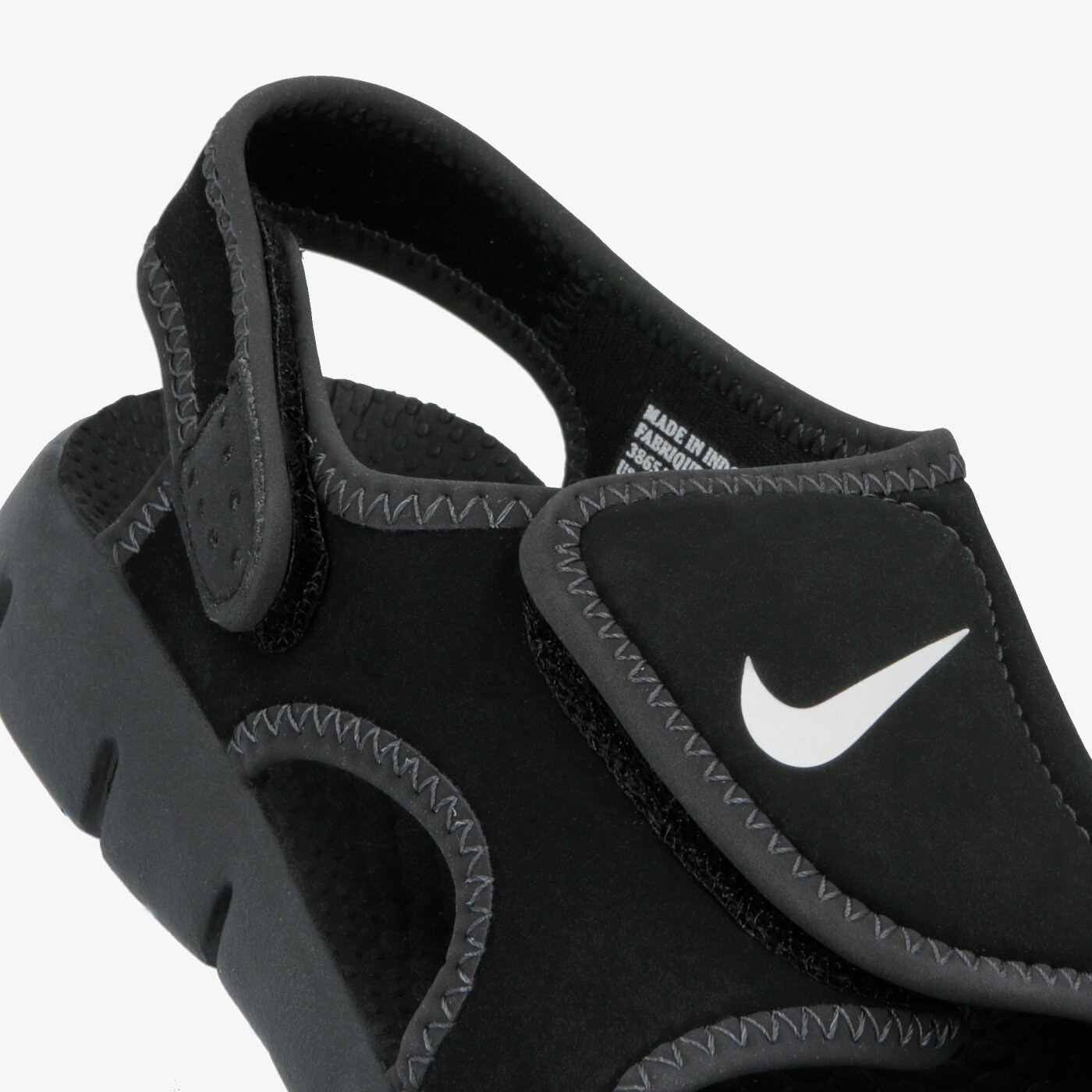 Sandały dla dzieci NIKE SUNRAY ADJUST 4 (GS PS)  386518-11k kolor czarny