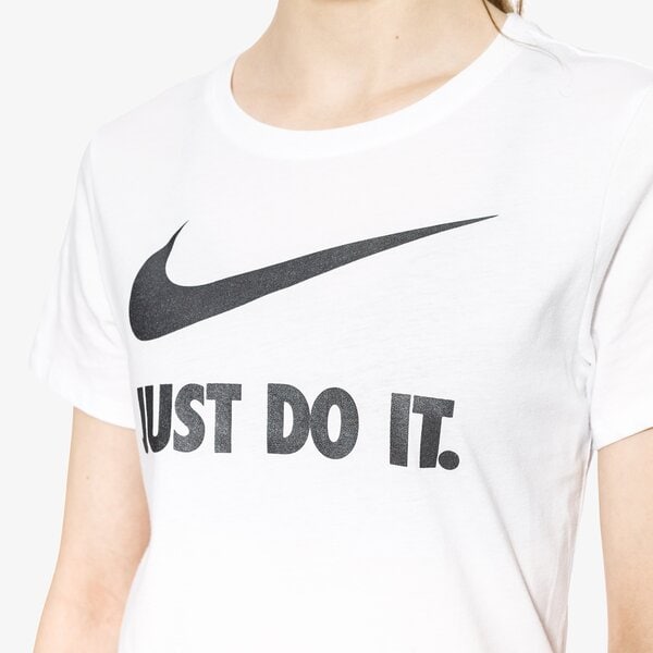 Koszulka damska NIKE T-SHIRT SS W NSW CREW JDI SWSH HBR 889403-100 kolor biały