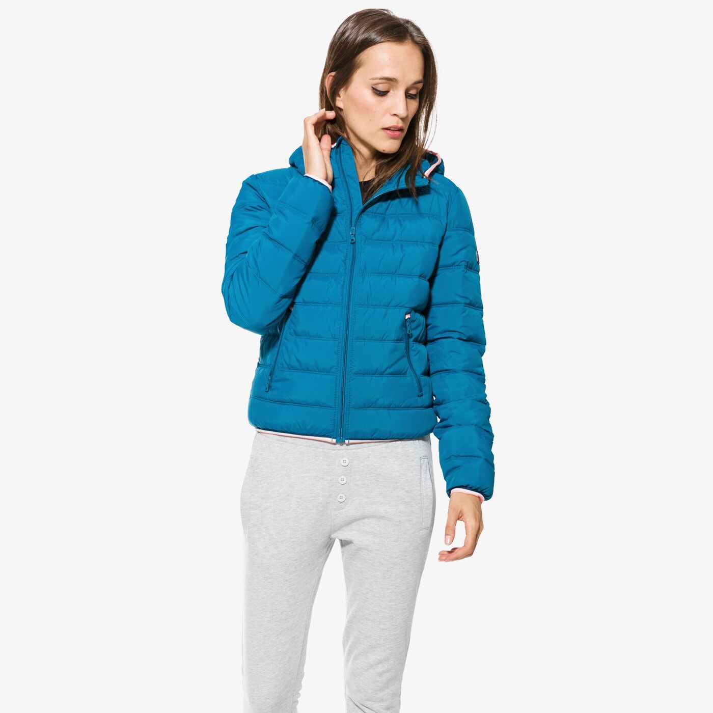 Kurtka zimowa damska LOTTO KURTKA IZA III PAD s9355 kolor niebieski