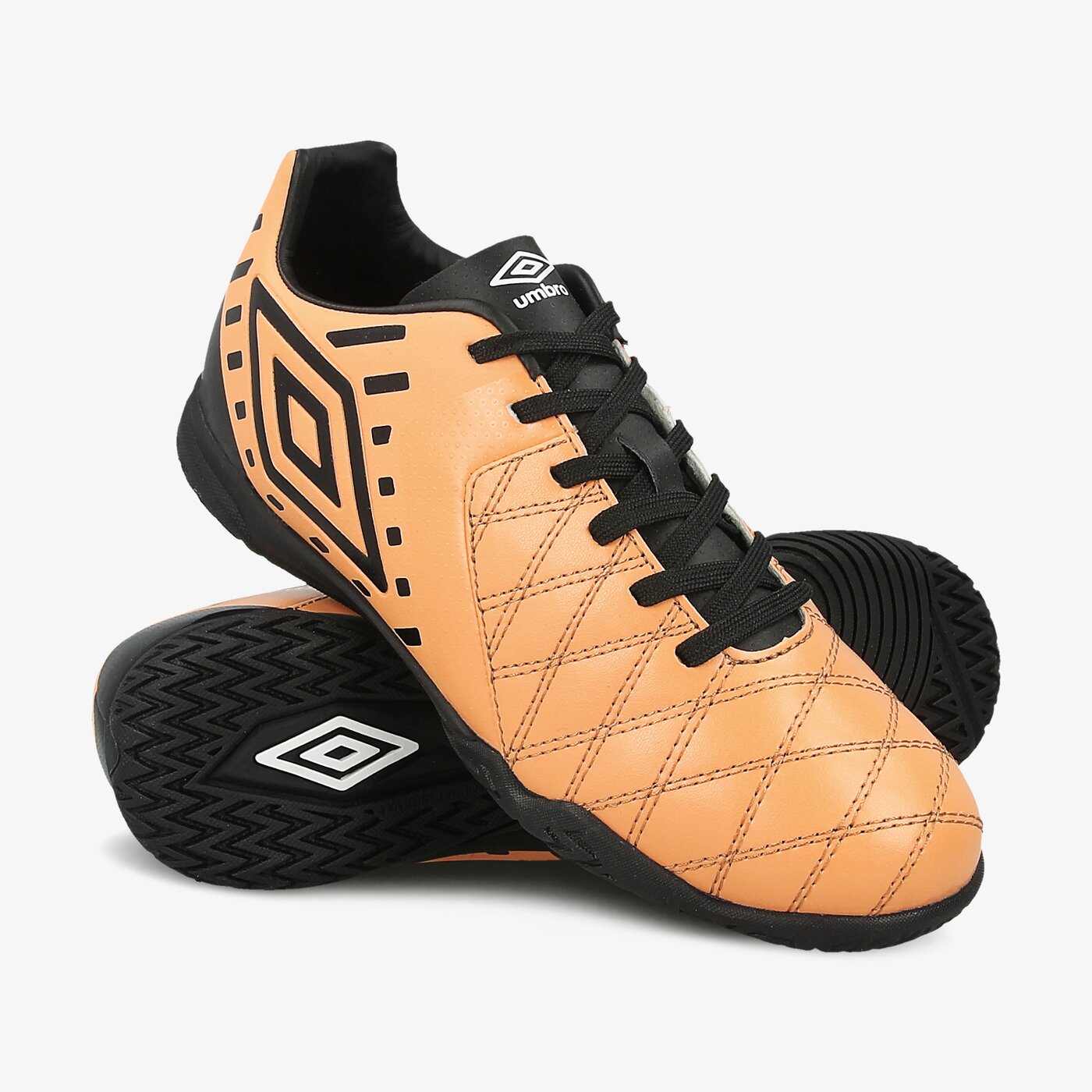 Buty piłkarskie dla dzieci UMBRO MEDUSAE II CLUB IC - JNR  81300ufne kolor pomarańczowy